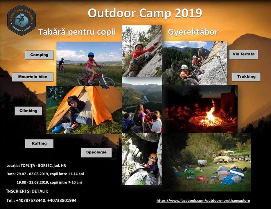 Tabără pentru copii "Outdoor Camp 2019"