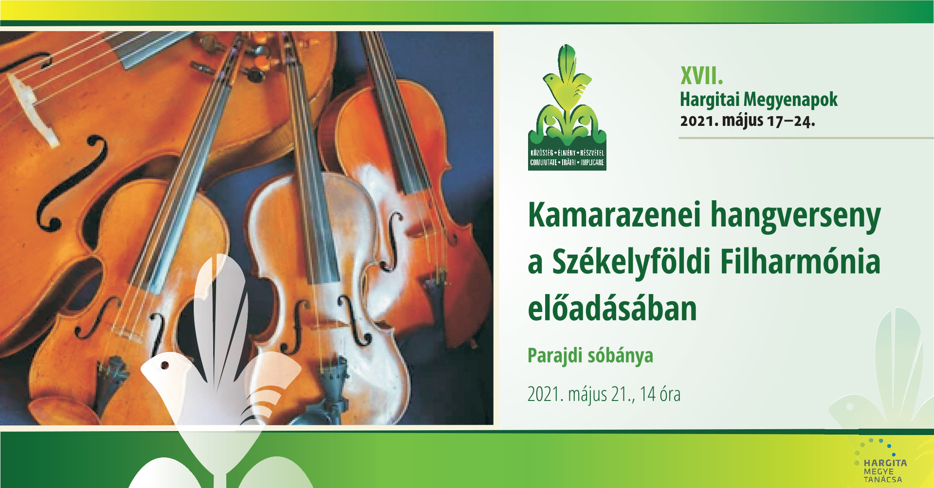 Kamarazenei hangverseny Parajdon a Székelyföldi Filharmónia előadásában