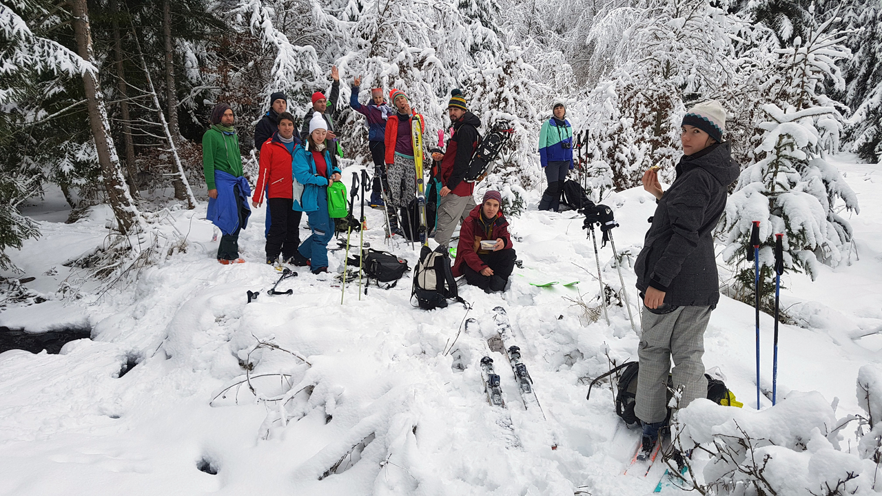Active New Year’s Eve at Harghita Madaras with Skitours and Snowshoeing tours