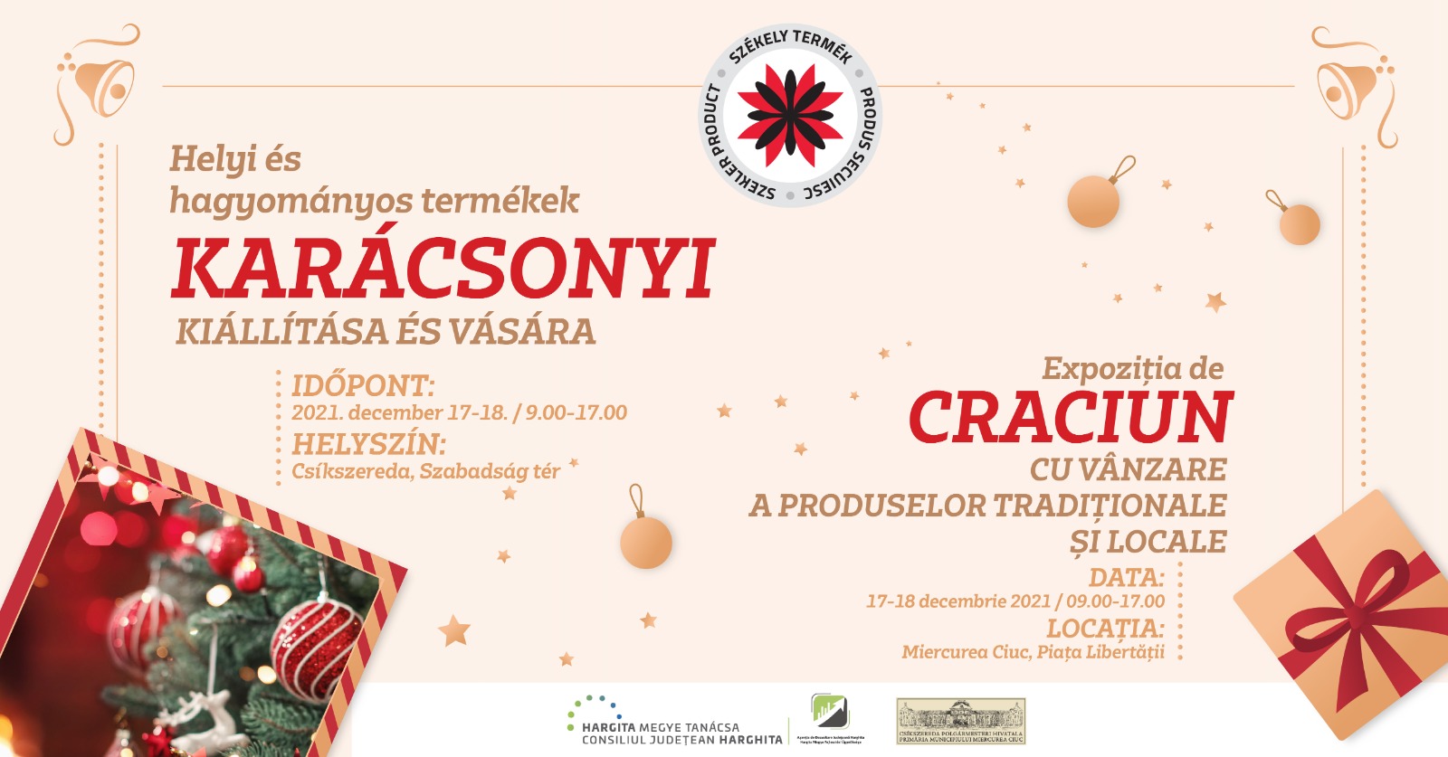 Expoziția de Crăciun cu vânzare a produselor tradiționale și locale (Miercurea-Ciuc)