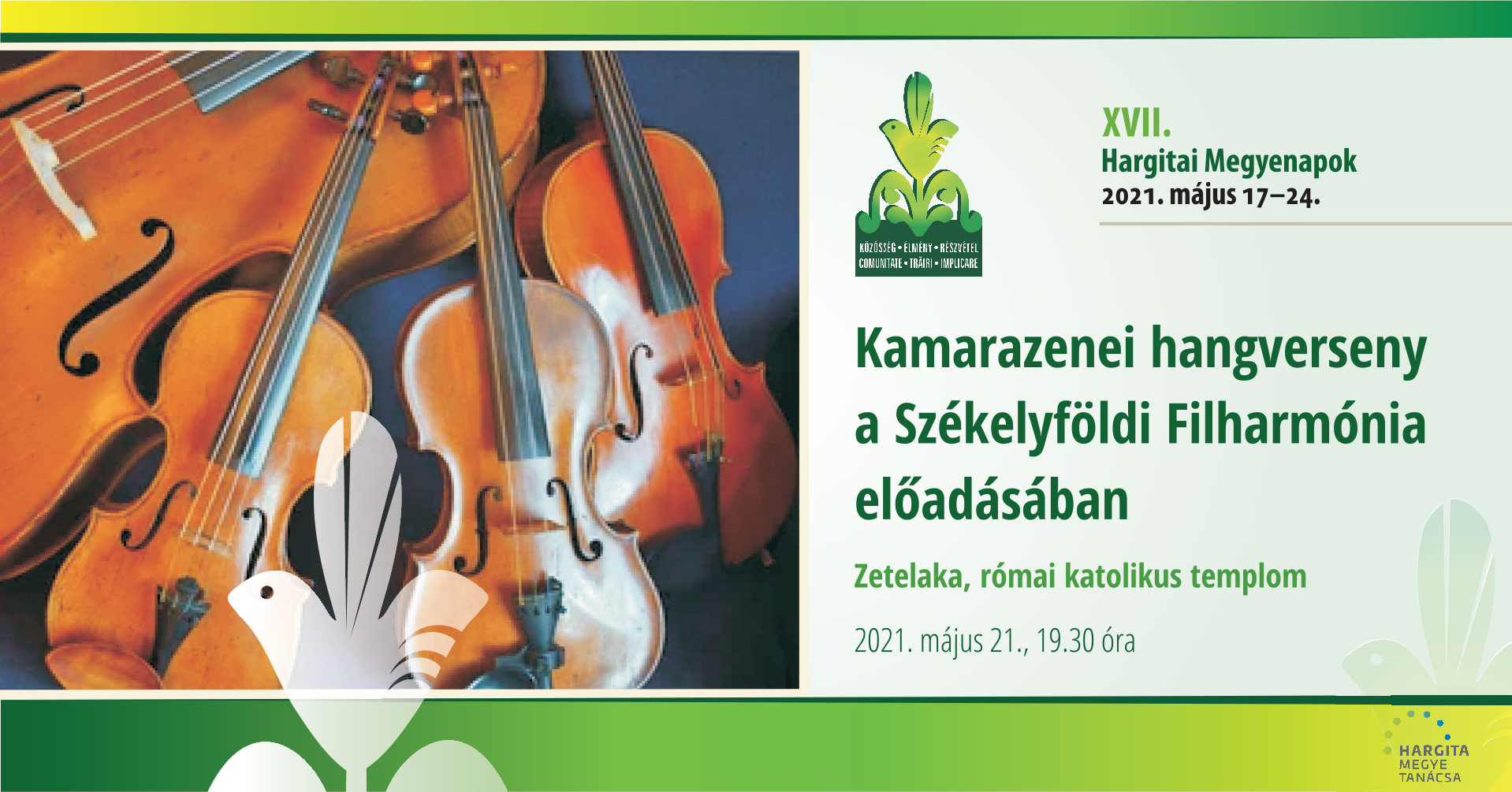 Concert cameral al Filarmoniei din Odorheiu Secuiesc la Zetea