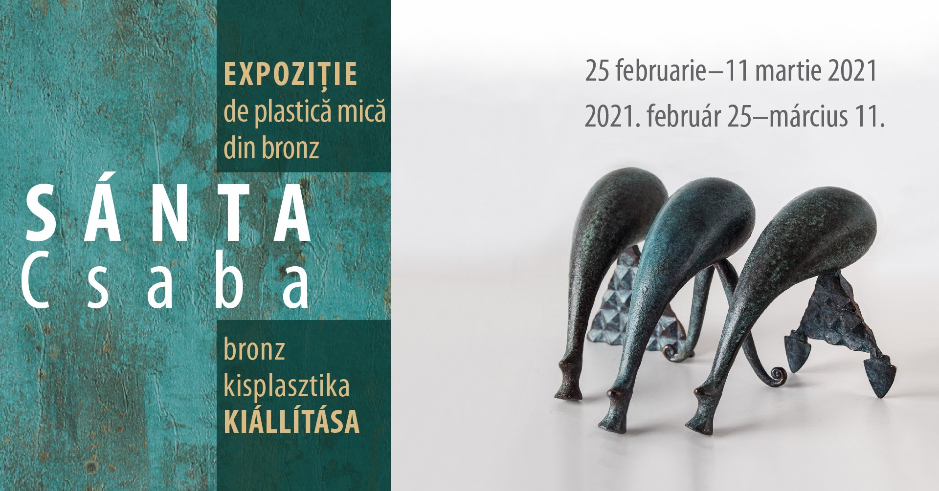 Sánta Csaba • Kisplasztikai kiállítás